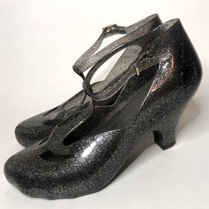 Vivienne Westwood Melissa rubber sparkle heels